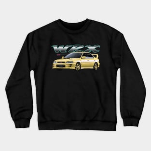 JDM Impreza WRX STI GC8 Version 6 vi type r cashmere yellow colin mcrae Crewneck Sweatshirt